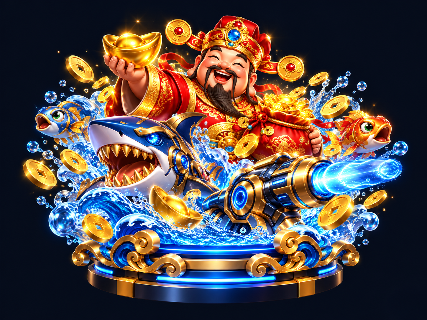 Cai Shen Fishing fish shooting game
