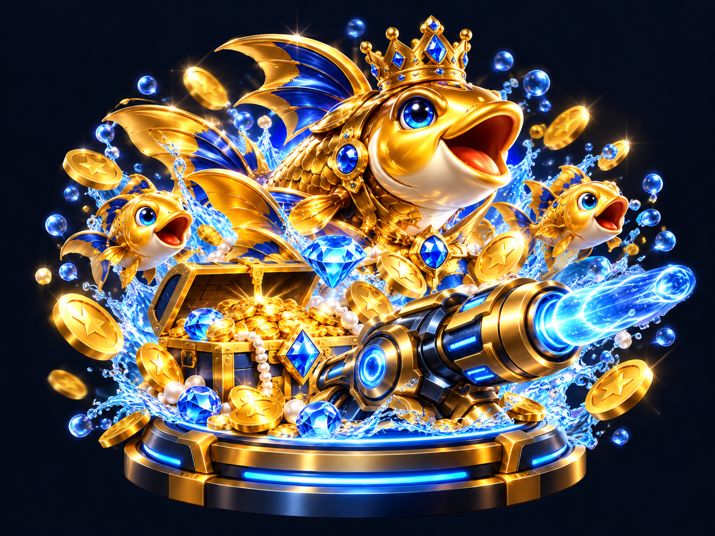 Fishermen Gold fish shooting game